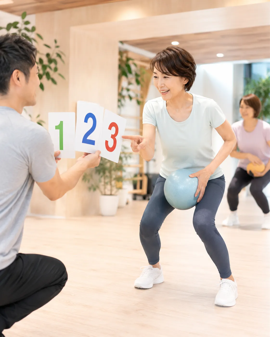 筋トレと脳トレを組み合わせたクラスのイメージ